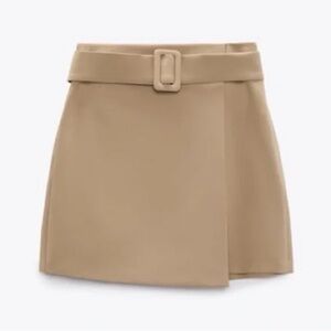 Jason Wu Beige Skirt with Belt Detail